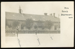 I.VH DEBRECEN 1914.  Széchenyi Laktanya, Eskü, érdekes, Fotós Képeslap - War, Military