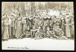 I.VH Bukovina, 1917. Katonák, Orosz-magyar Barátkozás,  érdekes Fotós Képeslap , Debreceni  2. Huszárezred. - Krieg, Militär