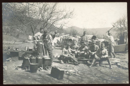 I.VH 1915. Kisberezna, "Telephon Osztag A Konyhával" érdekes Fotós Képeslap - Guerra 1914-18