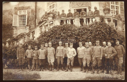 I.VH 1916. PODHORCE / Pidhirtsi I. Hadtest, Tisztikar A Kastélyban, Fotós Képeslap UKRAINE - Weltkrieg 1914-18
