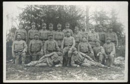 I.VH 1914. Kobylniki, "egy Távírdász Szakasz, építő Legénysége" Fotós Képeslap - Guerre, Militaire