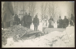 I.VH 1915. Wetlina, "egy őrnagy Temetése" Fotós Képeslap - Hungary