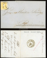 DEBRECEN 1860. Szép 5Kr-os Levél, Tartalommal Rickl Aláírással!! Hajdúböszörménybe Küldve! - Covers & Documents