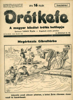 DRÓTKEFE A Magyar Közélet Tréfás Hetilapja, 5 Db Komplett, Szép Szám! Judaika 1941. - Alte Bücher