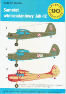 Typy Broni I Uzbrojenia N° 90 - Revue Polonaise D'armes Et Armements - Avion Multirôles Yakolev Yak-12 - 1983 - Aviation