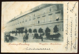 POZSONY 1903. Régi   Képeslap - Hungría