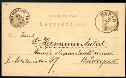 PARÁD 1888. Istvánffy Gyula Néprajzkutató Sk Levlapja Dr Hermann Antalnak Budopestre - Lettres & Documents