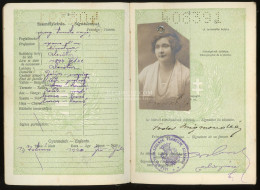 ÚTLEVÉL  Szolnok 1934  Passport - Autres & Non Classés