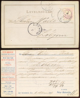 RÓZSAHEGY 1896. Céges Levlap Zólyomba Küldve - Lettres & Documents