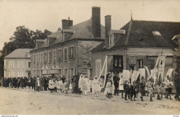 Carte Photo Marcilly Le Hayer "animés, Beaucoup De Personnes" - Marcilly