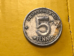 Münze Münzen Umlaufmünze Deutschland DDR 5 Pfennig 1949 - 5 Pfennig
