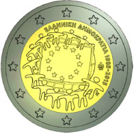 2 Euro Commemorative Grece 2015 Drapeau Européen  UNC Neuve - Griechenland