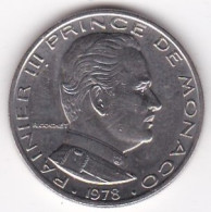 Monaco. 1 Franc 1978 Rainier III, En Nickel - 1960-2001 Nieuwe Frank