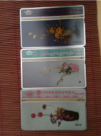 Landis & Gyr 3 Phonecards Used Rare - Taiwán (Formosa)