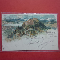 UETLIBERG ZURICH LITHOGRAPHIE - Sonstige & Ohne Zuordnung