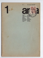 1965. YUGOSLAVIA,BELGRADE,ARTA,INTERNATIONAL GRAPHIC ART SOCIETY CATALOGUE SENT BY POST,10 DIN. STAMP USED,38 PAGES - Brieven En Documenten