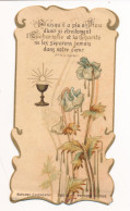 Image Pieuse Ancienne Art Nouveau Communion 1909  Editeur Bonamy - Andachtsbilder