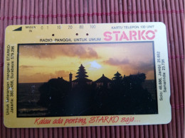 Phonecard Indonesia Starko Some Little Marks Used Rare - Indonésie