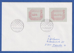 Großbritannien FRAMA-ATM 2 Werte Auf Gel. FDC Mit So-O Windsor Berks 1.5.84 - Autres & Non Classés