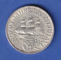 Deutsches Reich Silbermünze Bremerhaven 3 Reichsmark 1927 A Vz - Sonstige & Ohne Zuordnung