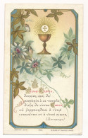 Image Pieuse Ancienne Art Nouveau Communion Editeur Bouasse Jeune N°4010 - Devotion Images