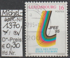 1995 - LUXEMBURG - SM "Sportsp. D. Europ. Kleinstaaten" 16 Fr Mehrf. - O Gestempelt - S.Scan (Lux 1370o) - Usados