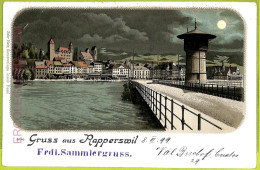 Ad4962 - SWITZERLAND -Ansichtskarten VINTAGE POSTCARD-Gruss Aus Rapperswil-1899 - Rapperswil