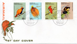 Papua New Guinea, FDC, 1970, Michel 175 - 178. Fauna, Birds - Papouasie-Nouvelle-Guinée