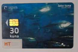 Croatia  - Tuna Fish Chip Card Used - Croatie