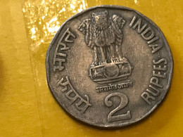 Münze Münzen Umlaufmünze Indien 2 Rupien 1995 Ohne Münzzeichen - Inde