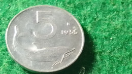 İTALYA - 1954    5 LİRE - 5 Lire