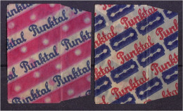 "PUNKTAL" Razor Blade Old Vintage 2 WRAPPERS (see Sales Conditions) - Rasierklingen