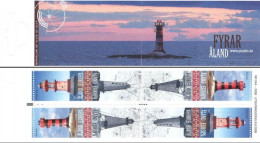 Aland Islands Åland Finland 2008 Lighthouses Of Baltic Booklet Of 2 Sets MNH - Ålandinseln