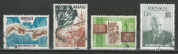 Monaco Mi 1005-08 O Used - Used Stamps