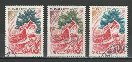 Monaco Mi 1022-24 O Used - Used Stamps