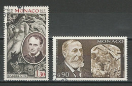 Monaco Mi 1025, 1027 O Used - Used Stamps