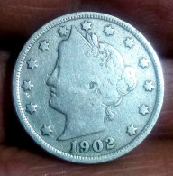 USA 1902, Liberty Nickel, 5 Cents, Philadelphie, Perfect, Agouz - 1883-1913: Liberty