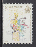 2020 San Marino Federico Fellini Movies Cinema Films Complete Set Of 1  MNH @ BELOW FACE VALUE - Unused Stamps