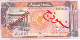 SUDAN 50 POUNDS 1991 P-48 SPECIMEN UNC - Sudan