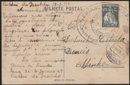 Marcofilia - ESTANCIA TERMAL . CALDAS Da RAINHA -|- 1929 - Briefe U. Dokumente