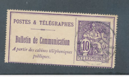 FRANCE - TELEPHONE N° 22 OBLITERE - COTE : 6€ - 1900/06 - Telegrafi E Telefoni