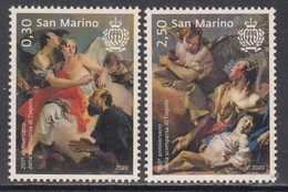 2020 San Marino Tiepolo Art Paintings   Complete Set Of 2  MNH @ BELOW FACE VALUE - Unused Stamps