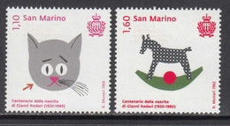 2020 San Marino Rodari Art Comics Complete Set Of 2  MNH @ BELOW FACE VALUE - Ungebraucht