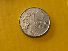 Münze Münzen Umlaufmünze Finnland 10 Penniä 1993 - Finlande