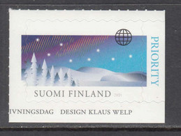 2021 Finland Aurora Borealis Astronomy Tourism Complete Set Of 1 MNH - Unused Stamps