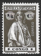 Portuguese Congo – 1914 Ceres Type 1/4 Centavos Mint Stamp - Congo Portuguesa