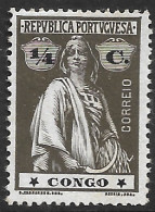 Portuguese Congo – 1914 Ceres Type 1/4 Centavos Mint Stamp - Portugiesisch-Kongo