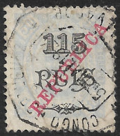 Portuguese Congo – 1915 King Carlos Overprinted REPUBLICA 115 Over 50 Réis Used Stamp - Congo Portuguesa