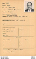 LOT DE10 FICHES  INDIVIDUELLES  MEMBRES  T.A.I. TRANSPORTS AERIENS INTERCONTINENTAUX  AVEC ACTIVITE AERIENNE REF F - Sonstige & Ohne Zuordnung