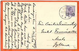 DK101_*  HORNBÆK PLANTAGE * PROVISORIE *2X12 ØRE* CANCEL 1926 - Covers & Documents